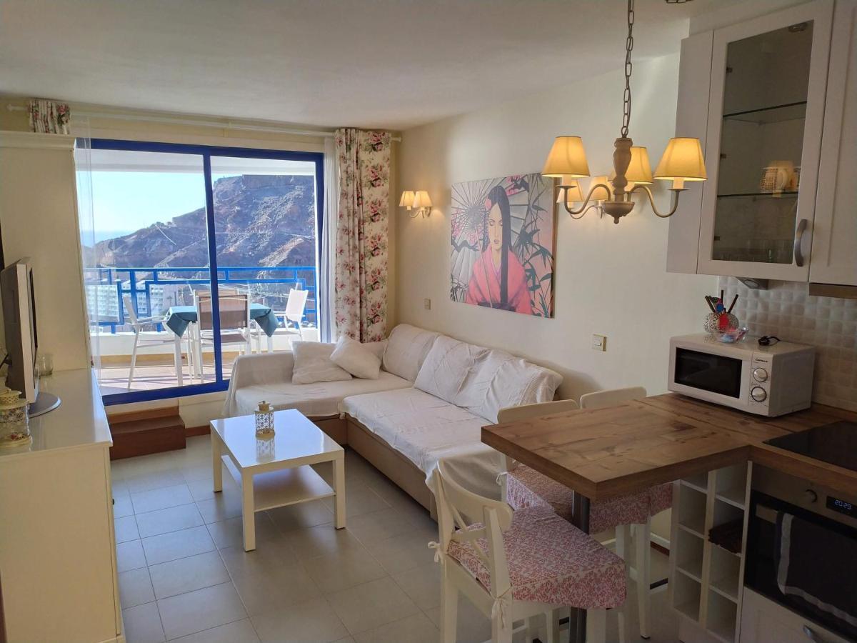 Ocean View Apartment In Taurito, Mogan - Top Floor Eksteriør bilde