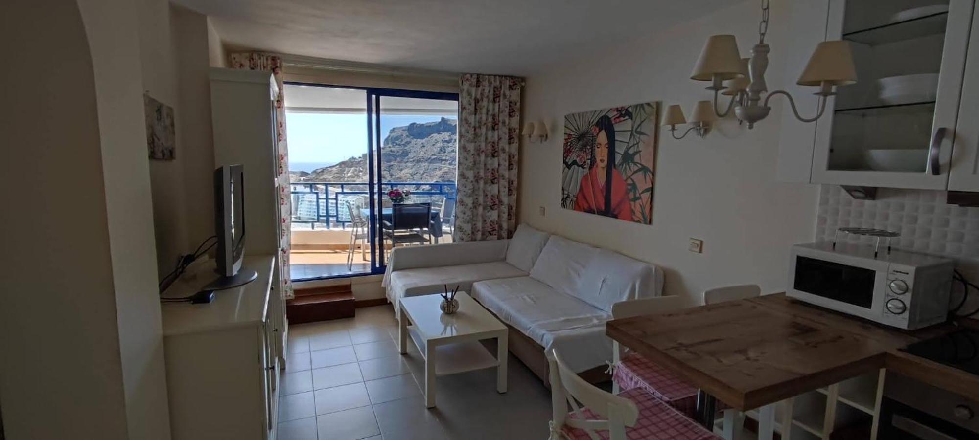 Ocean View Apartment In Taurito, Mogan - Top Floor Eksteriør bilde