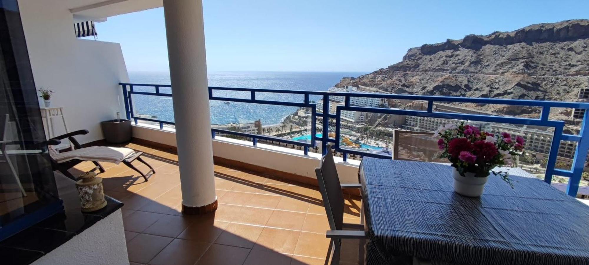 Ocean View Apartment In Taurito, Mogan - Top Floor Eksteriør bilde